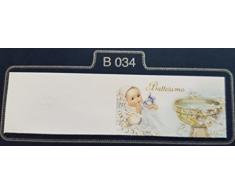 Pianeta Konfetti Bonbonier-Karten zur Taufe, 50 Stück