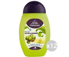 Felce Duschset 12 Duschkopf 200 Beness. 621 Karite Pflege und Pflege Corpo, Mehrfarbig, Einheitsgröße