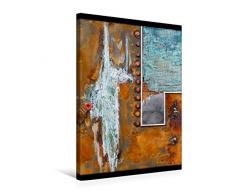 Calvendo Premium Textil-Leinwand 50 cm x 75 cm hoch, EIN Motiv aus dem Kalender Rust- Art | Wandbild, Bild auf Keilrahmen, Fertigbild auf echter Leinwand, Leinwanddruck: Rust Abstrakt Kunst Kunst