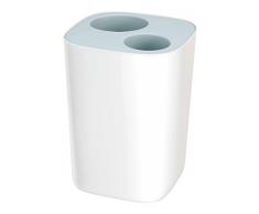 Joseph Joseph Slim - Abfalltrenner fürs Bad - weiß/blau