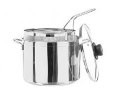 Inoxpran 541244 Inoxdual Eierkocher mit 2 Körben und Deckel, Edelstahl, 24 cm