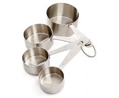 Martha Stewart Kollektion: Edelstahl Messbecher Set von 4