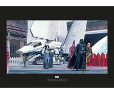 Komar Wandbild Star Wars Classic RMQ Death Star Shuttle Dock | Kinderzimmer, Jugendzimmer, Dekoration, Kunstdruck | ohne Rahmen | WB133-70x50 | Größe: 70 x 50 cm (Breite x Höhe)