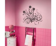 INDIGOS WG30205-86 Wandtattoo w205 Baum Blume Ranke Wandaufkleber 120 x 108 cm, blau