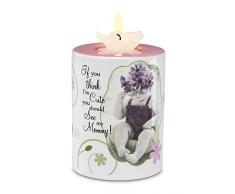 Die LOL von Pavilion 4-Zoll großen Teelicht Kerzenhalter mit Kerze, Mom