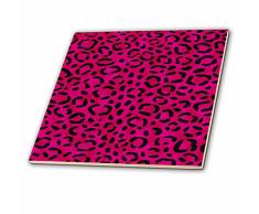 iloveFlowers Leopard Print Pink Keramik Fliesen, 12 Zoll
