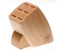 Messerblock 15x8 cm Kitchen Knives Holz natur