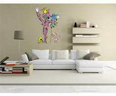 Indigos KAR-Wall-clm013-70 Wandtattoo fürs Kinderzimmer clm013 - Lustige kleine Monster - Mad Zauberer - Wandaufkleber 70 x 100 cm
