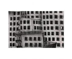 Eurographics Fensterdekoration, Aluminium, Rahmengröße: 24 x 36 x 1,25 cm, Galerieverpackung, gebürstetes Aluminium