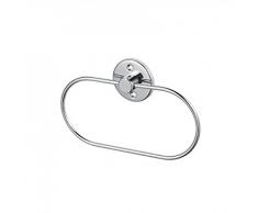 Haceka 1144250 Handtuchring Standard, Metall, Silber, 15 x 15 x 5 cm