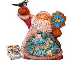 G. Debrekht Mädchen Schaukelpferd Tiny Tale Santa Figur