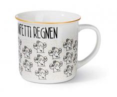 NICI 45017 Tasse Für dich soll es Konfetti regnen, Porzellan