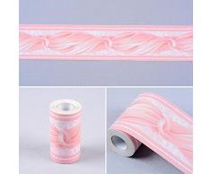lovefaye Pink Schleife Tapete Bordüre Abziehen und Aufkleben Wand, Küche Badezimmer Schlafzimmer Fliesen Decor Aufkleber