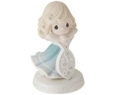 Precious Moments 172014 Figur May Hope Comfort You Girl leanning on Fish Sculpture Bisque Porzellan Figur