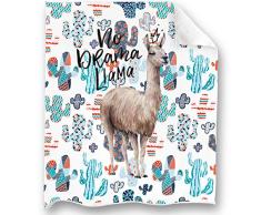 Loong Design Positive Caring Flamingo Überwurfdecke, superweich, flauschig, Premium Sherpa-Fleece-Decke, 127 x 152 cm, passend für Sofa, Stuhl, Bett, Büro, Reisen, Camping, Geschenk 50x 60 Camo Dinosaurier