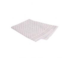 Vaitkute 216025 2-er Set Schachbrett Geschirrtücher Halbleinen, 47 x 70 cm, 50% Leinen und Baumwolle, 60 Celsius waschbar, himmelblau