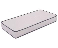 Ailime Matratze Wiege Waterfoam, 60 x 135 x 10 cm, orthopädischer Polyurethanschaum, Polyester, WeiÃ, quadratisch