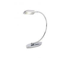 Endon Lighting WARWICK-TLCH Schreibtischlampe, silberfarben