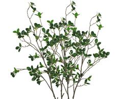 Warmter 110 cm Künstliche Eucalytus grün Zweige Kiefer Immergrünen Pflanze AST für Home Hochzeit Garten Büro 2 Pcs