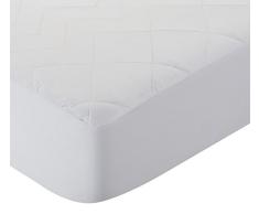 Pikolin Home pa29000pk120bla Matratzenschoner Polsterung, Anti-allergisch, wasserdicht und atmungsaktiv, 120, Baumwolle, Weiß, King Bett, 60.0 x 200.0 x 1.0 cm