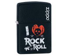 Zippo I Love Rock N Roll Feuerzeug, Messing, Design, 5,83,81,2