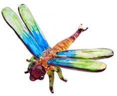 ThaiHonest Lovely Libelle Mundgeblasenes klar Glas-Art Figur Libelle Tiere Farbe Glas