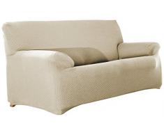 Eysa elastisch Sofa überwurf 3 sitzer Farbe 00-Ecru Sucre, Polyester, 37 x 17 x 29 cm