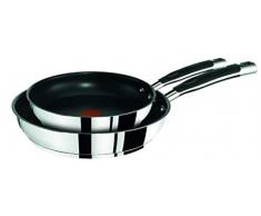 Tefal E9769032 PRO Series INOX Thermo-Spot Induction Gault Millau PRO Series INOX Pfannenset 20/28 cm Halbbox