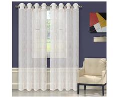 Superior-SH-Del FLW-CG Vorhang, 4 Stück Modern 52 x 84 Pair (2) champagnerfarben