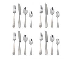 Mikasa C000374 Besteck-Set, Edelstahl, 16-teilig