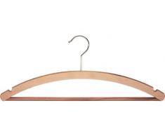 Mawa Kleiderbügel 5207453000 42 cm, Standard Wear Herren/Damen, Premium Kleiderbügel 50 Stück, Buche
