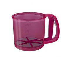 Metaltex 115010000 Mehlsieb, Rot