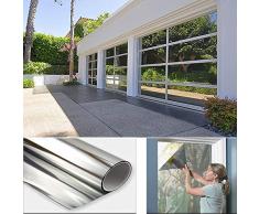 Sugo Premium Einweg-Spiegelfolie, Sichtschutz, 35% Energie sparen 3X6 Feet farblos