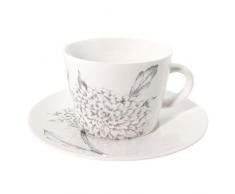 Clayre & Eef 6CE0864 Kaffeetasse mit untertasse Ã 15 * 7 cm