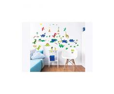 Walltastic Dinosauriermotiven Wandaufkleber, Polypropylene, Multi, 23 Large Sheets