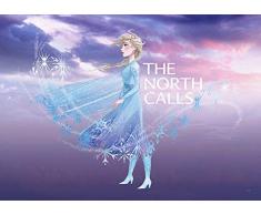 Komar Disney Wandbild Frozen ELSA The North Calls | Kinderzimmer, Babyzimmer, Dekoration, Kunstdruck | ohne Rahmen | WB073-70x50 | Größe: 70 x 50 cm (Breite x Höhe)