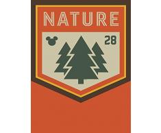 Disney Wandbild von Komar | Mickey Mouse Nature | Kinderzimmer, Babyzimmer, Dekoration, Kunstdruck | Größe 30x40cm (Breite x Höhe) | ohne Rahmen | WB043-30x40