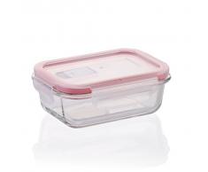 Tescoma Freshbox Glass rechteckige Frischebox aus Glas, 0,4 l, transparent