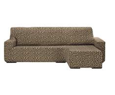 Martina Home Chaiselongue Chaiselongue, Beige Braun, kurzer Arm