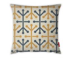 Bonamaison Dekorativ Kissenhülle, Kissenbezug, Zierkissenbezug, Wohnkultur, Für Sofa, Kaffeestube, Größe: 45X45 cm - Entworfen und hergestellt in der Türkei