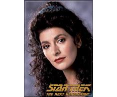 Ata-Boy Star Trek The Next Generation Sortiment 1 6,3 x 8,9 cm Magnet für Kühlschrank und Schließfächer 2.5 x 3.5 Deanna Troy