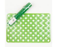 Sancarlos Badewanne, rutschfest, mit Saugnäpfen, 40 x 60 cm, Grün