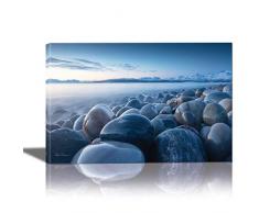 Eurographics Ozean of Time Gemälde für Heimdekoration, gerahmt, 61 x 91,4 cm, 61 x 836 cm, Grün, Orange, Bronze, Elfenbein, Gelb