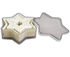 IBILI 784206 Keks-Ausstechformen, sternförmig, einfarbig