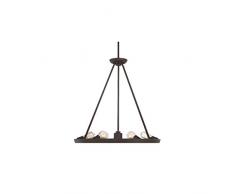Quoizel QZ/THEATERROW6WT Kronleuchter mit 6 Leuchten, 71,1 x 71,1 x 73,7Â cm, Bronze