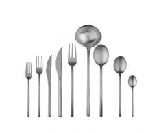 MEPRA Due Ice Besteck Set, Serviertablett, 39, Silber