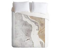 Society6 Alyssa Hamilton Feels King Schmusetuch und 2 Kissenbezüge, Set Full/Queen Mehrfarbig