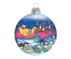 G. Debrekht Weihnachtsmann auf Schlitten