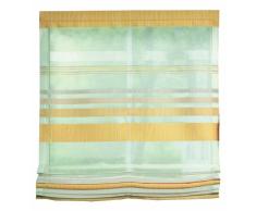 Horn textiles Ritmo 1-60 Raffrollo transparent/buntgewebt, 80 x 145 cm, gelb