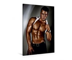 Calvendo Premium Textil-Leinwand 80 cm x 120 cm hoch, Ein Motiv aus Dem Kalender Erotische MÃ¤nner. Adonis und Co. | Wandbild, Bild auf Keilrahmen, Fertigbild Erotischer Mann Menschen Menschen